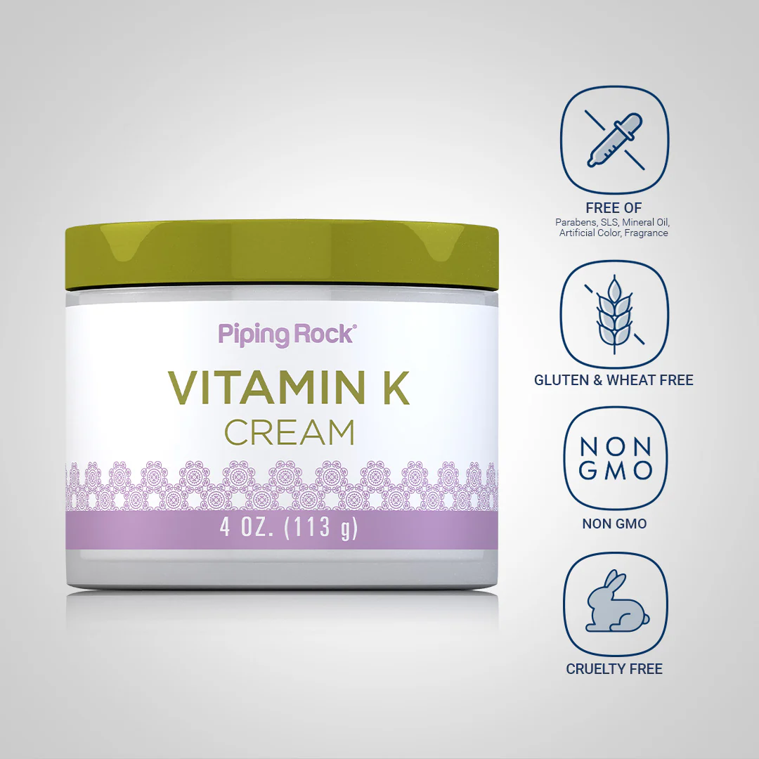 Vitamin K Cream, 4 oz (113 g) Jar, 3  Jars - Image 4