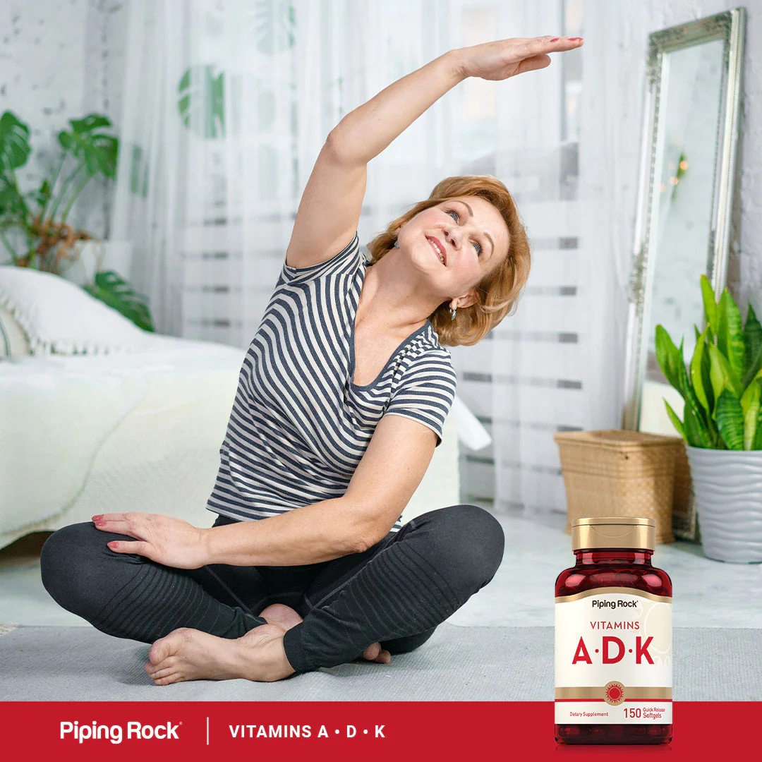 Vitamins A (1500 mcg) D (5000 IU) & K (800 mcg), 150 Quick Release Softgels, 2  Bottles - Image 6