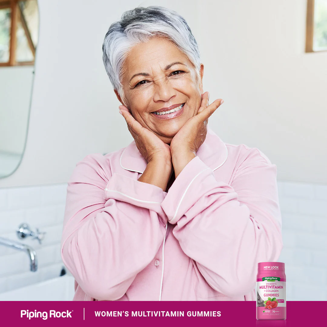 Women's Multivitamin + Collagen (Natural Mixed Berry), 70 Gummies - Image 6
